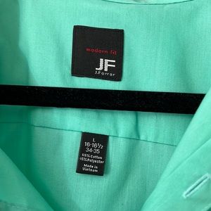 Light green JF J.Ferrar dress shirt size 16-161/2 (L)